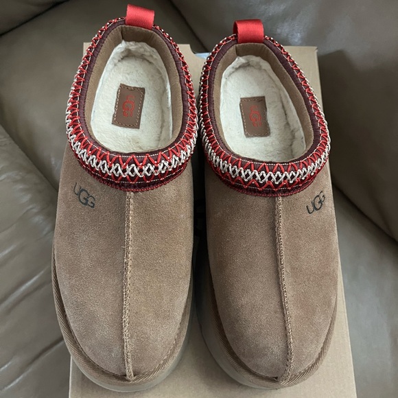 UGG Tazz Chestnut Slippers Size 7 - Picture 6 of 12